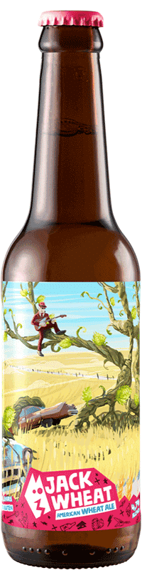 Bouteille de bière artisanale Jack Wheat Brasserie 3ienchs