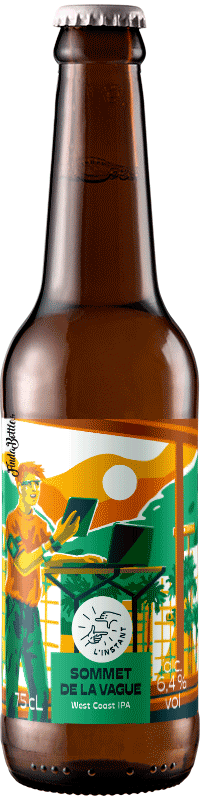 Sommet de la Vague IPA brasserie l'instant