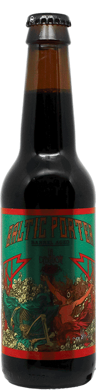 Bouteille de Bière Baltic Porter Cognac de la brasserie La Débauche