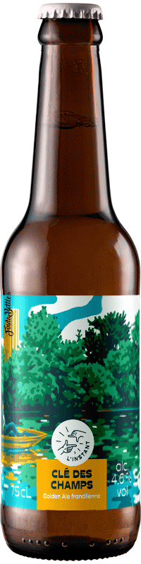 Clé des champs golden ale brasserie l'instant