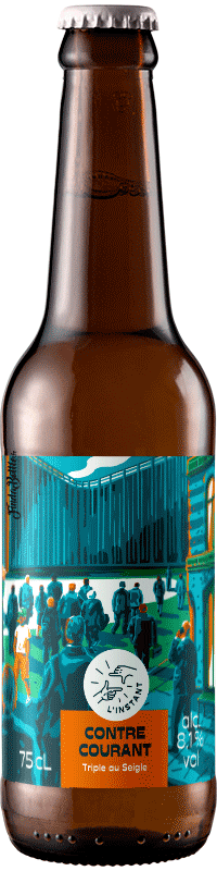 Contre courant bière triple brasserie l'instant