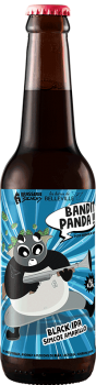 Bouteille de Black IPA Bandit Panda de la Brasserie 3ienchs