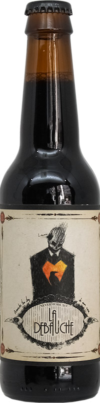 Bouteille de Bière Nevermore XO Cognac Imperial Stout de la brasserie La Débauche