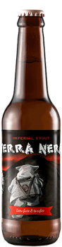 Bouteille de bière Terra Nera Imperial Stout Brasserie Piggy Brewing Company