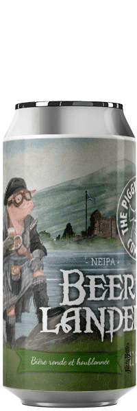 Canette de bière Beer Lander New England IPA Brasserie Piggy Brewing Company