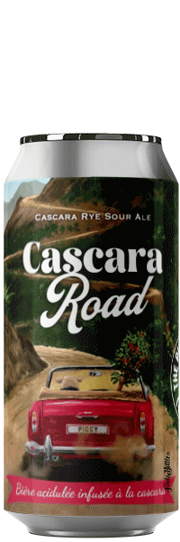 Canette de bière Cascara Road Rye Sour Ale Brasserie Piggy Brewing Company