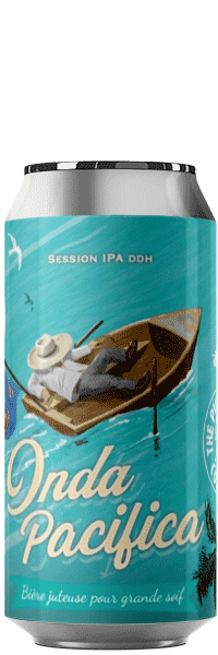 Canette de bière Onda Pacifica Session India Pale Ale Brasserie Piggy Brewing Company
