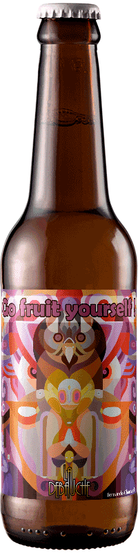 Bouteille de Bière Go Fruit Yourself brasserie La Débauche