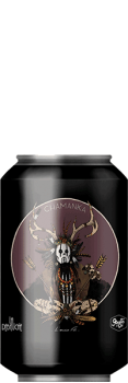 Canette de Bière Chamanka Black IPA Mezcalde la brasserie La Débauche