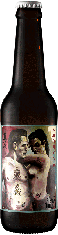 Bouteille de Bière Amorena chênes Carpates de la brasserie La Débauche
