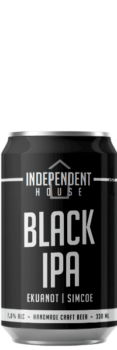 Can de de bière Black IPA Brasserie Independent House