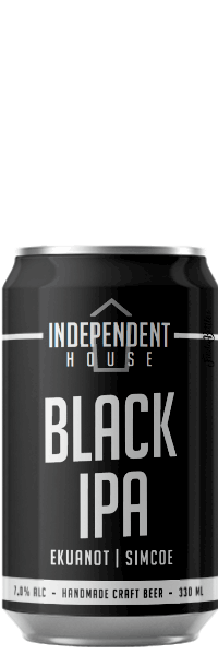 Can de de bière Black IPA Brasserie Independent House