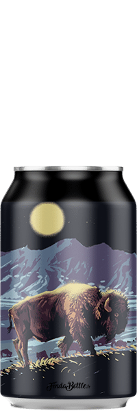 Canette de bière artisanale Tatanka Imperial Stout Brasserie Hoppy Road