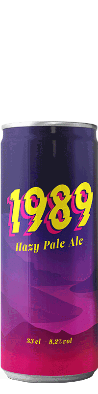 Canette de bière Hazy pale ale Brasserie 1989 Brewing
