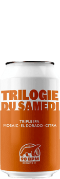 Bière Trilogie du samedi Triple IPA brasserie 90 BPM