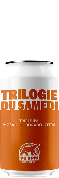 Bière Trilogie du samedi Triple IPA brasserie 90 BPM