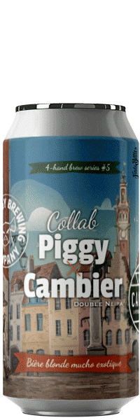 Canette de bière double neipa cambier Piggy Brewing Company