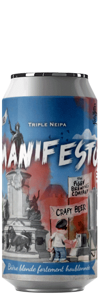 Canette de bière Manifesto Triple Neipa Piggy Brewing Company