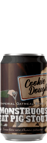 Canette de bièreMonstruous piggy stout Cookie Dough Piggy Brewing Company