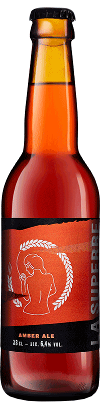 Bouteille de bière Amber Ale Brasserie La Superbe