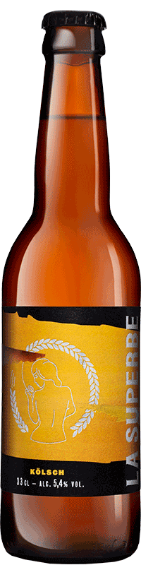 Bouteille de bière Kolsch Brasserie La Superbe