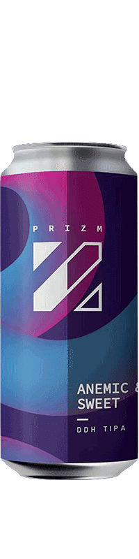 Canette de bières Anemic sweet Tipa brasserie Prizm