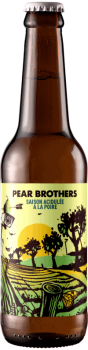 Bouteille de bière artisanale Pear Brother Saison Brasserie Hoppy Road