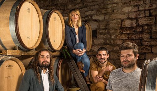 Equipe du Domaine Deliance à Givry en Bourgogne