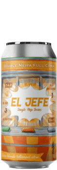 Canette de bière Brasserie El Jefe Double neipa Citra Piggy Brewing Company