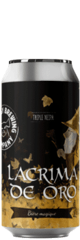Canette de bière Lacrima de Oro Triple NEIPA Brasserie Piggy Brewing Company