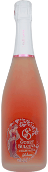 Bouteille de Champagne Rosé Sakura Gonet Sulcova