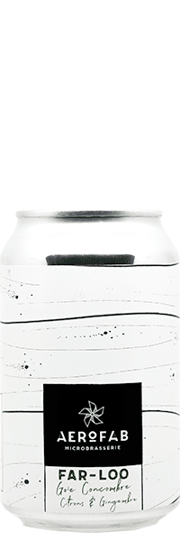 Canette de bière Farloo Gose brasserie aerofab