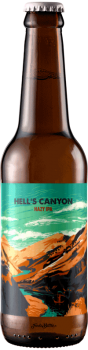 Bouteille de bière artisanale Hells Canyon Hazy IPA Brasserie Hoppy Road