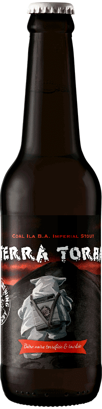 Bouteille de bière Terra Torba Imperial Stout Brasserie Piggy Brewing Company