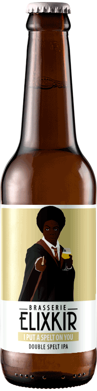 bouteille de biere artisanale ip ut a spelt on you double spelt ipa brasserie elixkir
