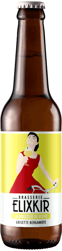 la douceur de vivre biere artisanale de style grisette de la brasserie Elixkir