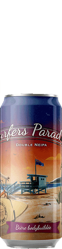 Canette de bière Surfers Paradise Double NEIPA Brasserie Piggy Brewing Company