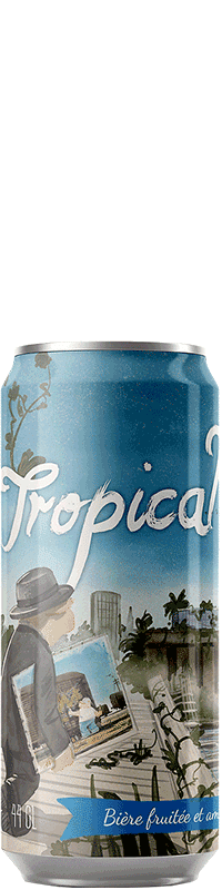 Canette de bière Tropical Twin NEIPA Brasserie Piggy Brewing Company