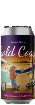 Canette de bière Gold Coast Double NEIPA Brasserie Piggy Brewing Company