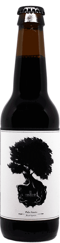 Bouteille de Bière Palo Santo Genévrier Imperial Stout de la brasserie La Débauche