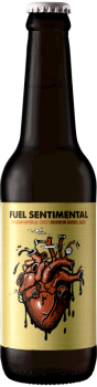 Bouteille de bière artisanale Fuel Sentimental Bourbon Barrel Aged Brasserie Hoppy Road