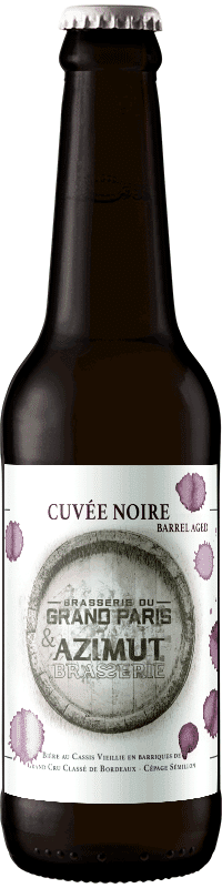 Cuvée noire biere au cassis de la brasserie du grand paris