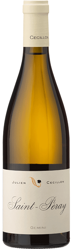 Bouteille de vin Saint Péray Gemini du Domaine Julien Cécillon
