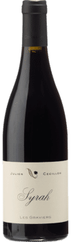 Bouteille de vin Syrah les Graviers du Domaine Julien Cécillon