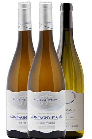 Bouteille de vins du coffret Découverte du Domaine Feuillat-Juillot en Bourgogne