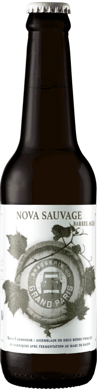 Nova Sauvage biere Saison Farmhouse de la brasserie du grand paris