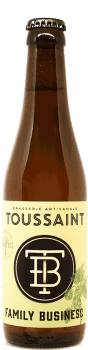 Bouteille de biere Lager les Marettes brasserie Toussaint