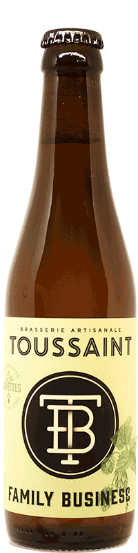 Bouteille de biere Lager les Marettes brasserie Toussaint