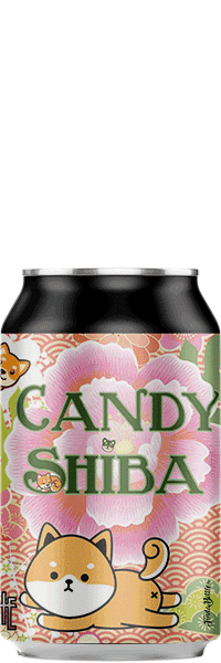 Canette de Bière Candy Shiba IPA sans Alcool brasserie La Débauche