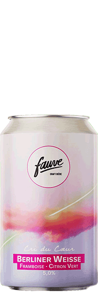 biere artisanale cri du coeur berliner weisse framboise citron vert brasserie fauve